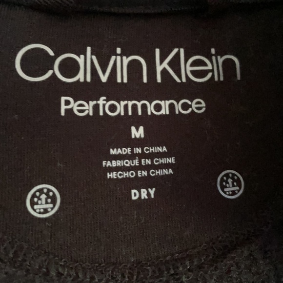 Calvin Klein performance zip up charcoal jacket with hood - Picture 4 of 5